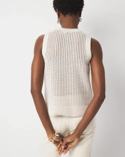Petite Sequin Shimmer Tank Top*White House Black Market Discount
