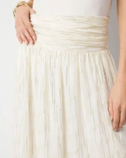 Petite Shirred Waist Maxi Skirt*White House Black Market Clearance