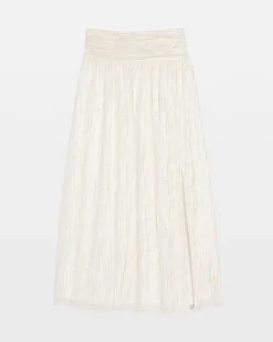 Petite Shirred Waist Maxi Skirt*White House Black Market Clearance