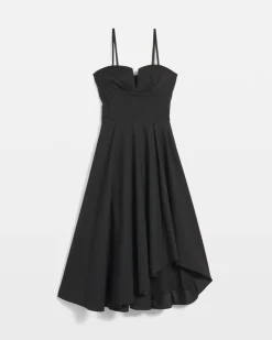 Petite Strapless Corset Midi Dress*White House Black Market Online