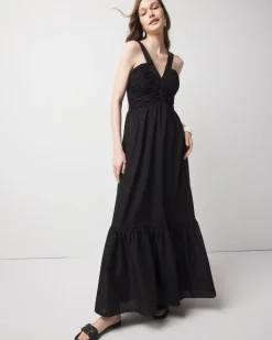 Petite Strappy Halter Maxi Dress*White House Black Market Online
