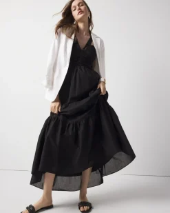 Petite Strappy Halter Maxi Dress*White House Black Market Online