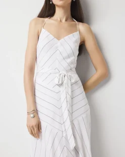 Petite Tie-Waist Halter Dress*White House Black Market Outlet