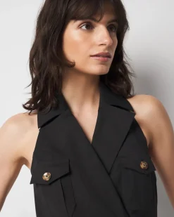 Petite Trench Wrap Mini Dress*White House Black Market Online