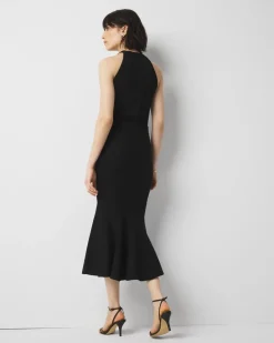 Petite Trumpet Flare Midi Skirt*White House Black Market Sale