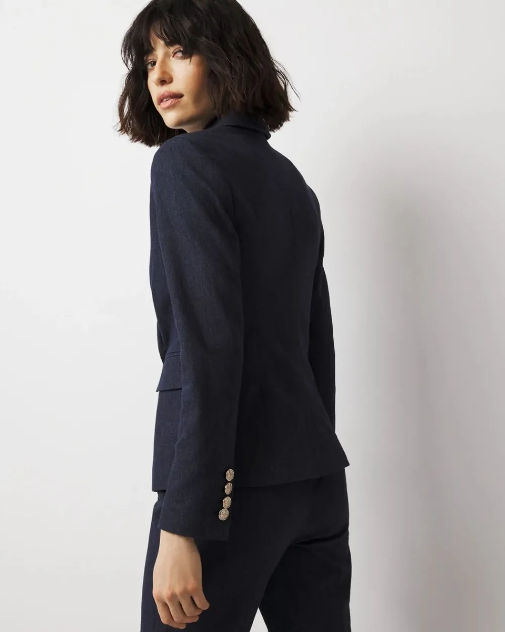 Petite WHBM® Cropped Studio Blazer*White House Black Market Clearance