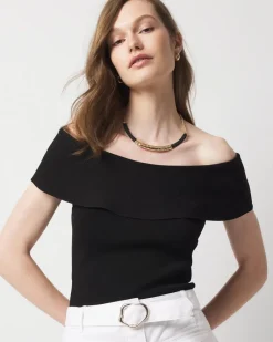 Petite WHBM FORME™ Sculpt Stretch Off-the-Shoulder Top*White House Black Market Fashion