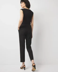 Pinstripe Straight Ankle Pant*White House Black Market Fashion