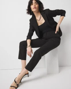 Pinstripe Straight Ankle Pant*White House Black Market Fashion