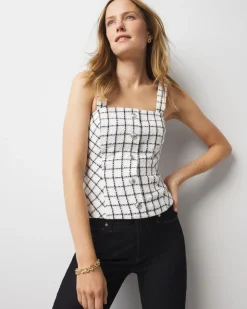 Plaid Bustier*White House Black Market Online