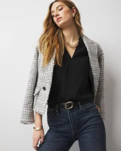 Pleated Shell*White House Black Market Hot