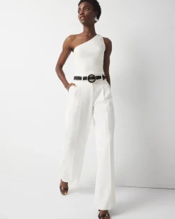 Pleated Wide Leg Pant*White House Black Market New