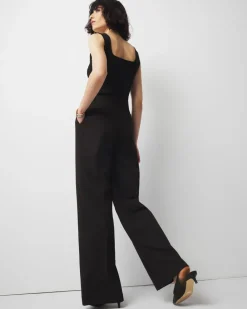 Pleated Wide Leg Pants*White House Black Market Hot