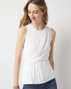 Pleated Wrap Tank Top*White House Black Market Outlet