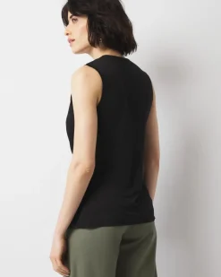 Pleated Wrap Tank Top*White House Black Market New