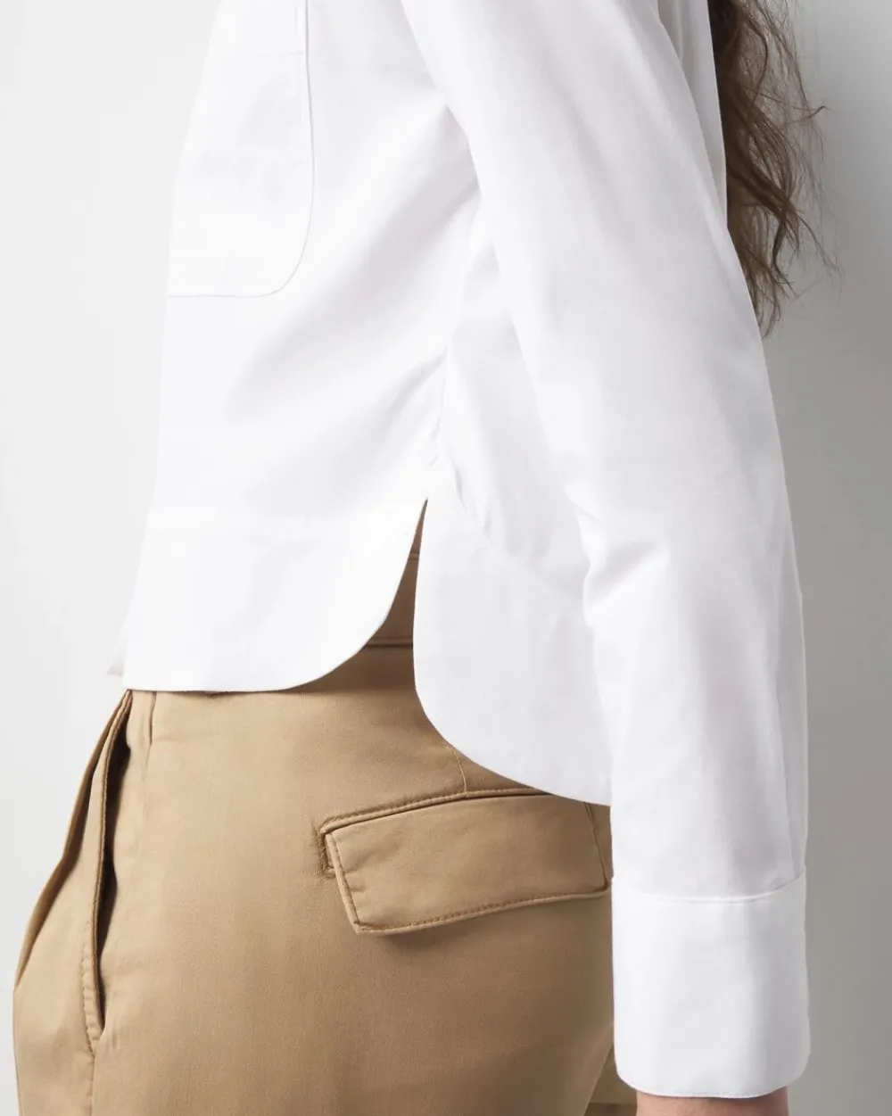 Pocket Poplin Shirt*White House Black Market Hot