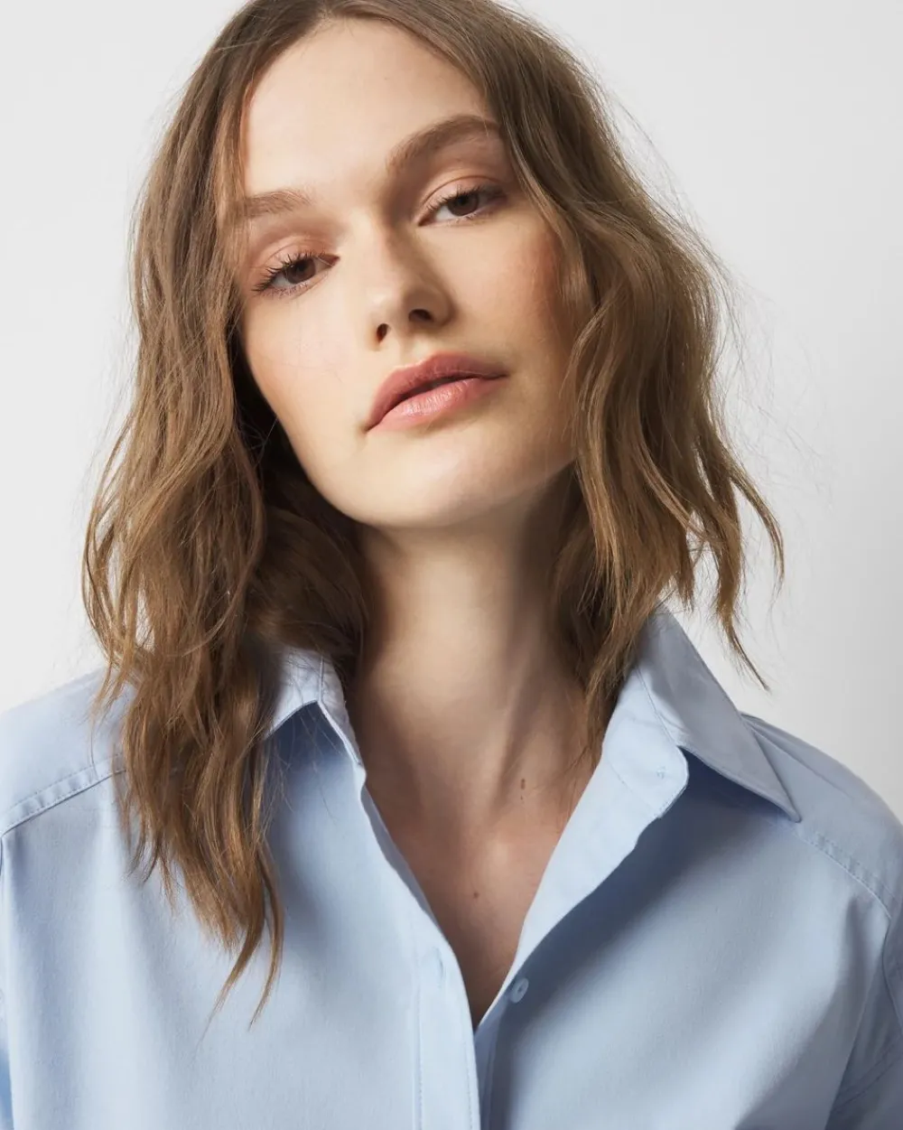 Pocket Poplin Shirt*White House Black Market Fashion