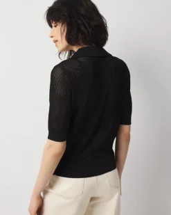 Pointelle Cardigan Sweater*White House Black Market Fashion