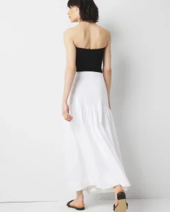 Poplin A-Line Maxi Skirt*White House Black Market Outlet