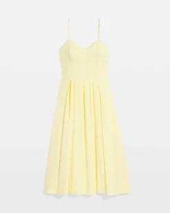 Poplin Corset Midi Dress*White House Black Market Online