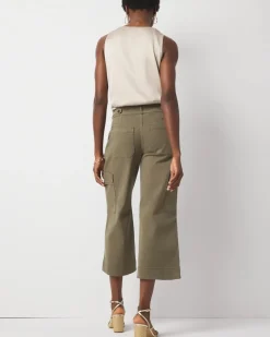Pret Cargo Wide Leg Cropped Pant*White House Black Market New