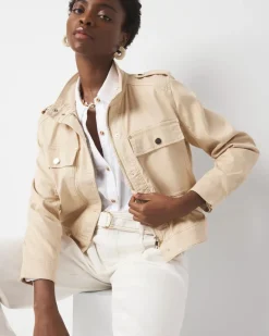 Pret Relaxed Utility Jacket*White House Black Market Hot