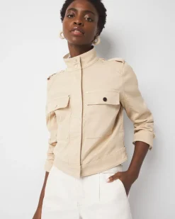 Pret Relaxed Utility Jacket*White House Black Market Hot