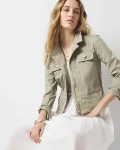 Pret Soft Casual Moto Jacket*White House Black Market Outlet