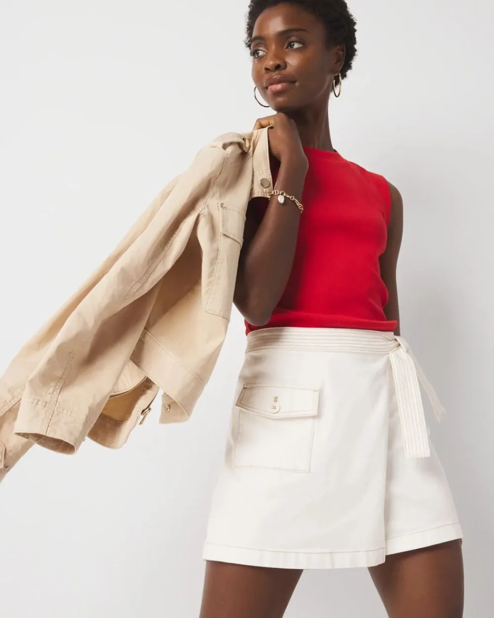 Pret Utility Skort*White House Black Market Discount