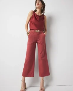 Pret Utility Wide Leg Cropped Pants*White House Black Market Fashion