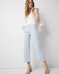 Pret Utility Wide Leg Cropped Pants*White House Black Market New