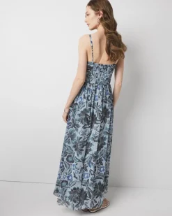 Printed Maxi Dress*White House Black Market New