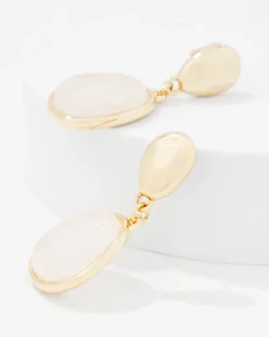 Quartz Drop Earrings*White House Black Market Discount
