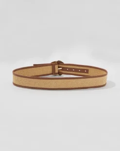 Raffia Denim Belt*White House Black Market Sale