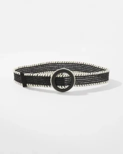 Raffia Whipstitch Belt*White House Black Market Online