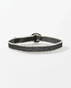Raffia Whipstitch Belt*White House Black Market Online