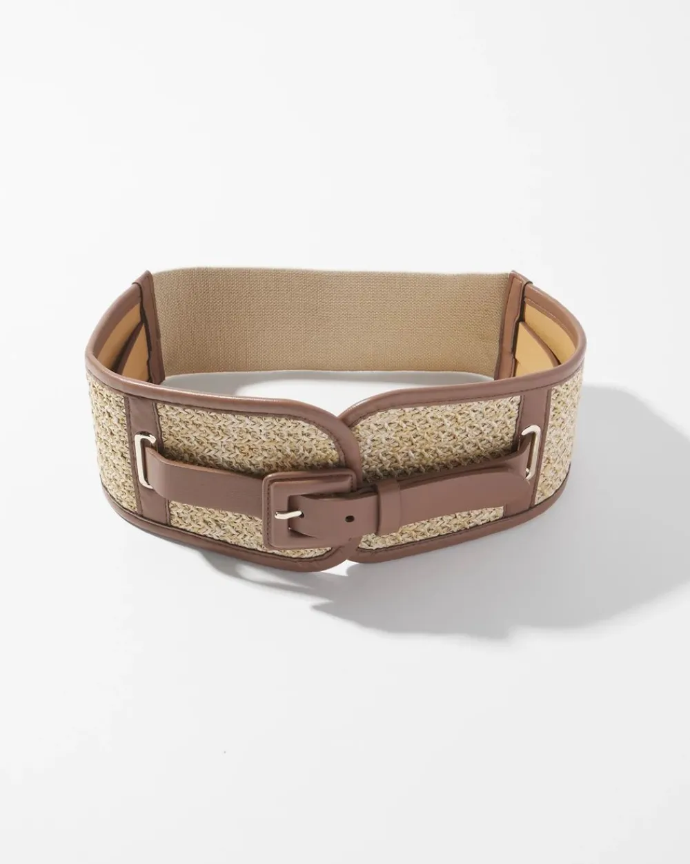 Raffia Wide Belt*White House Black Market Hot