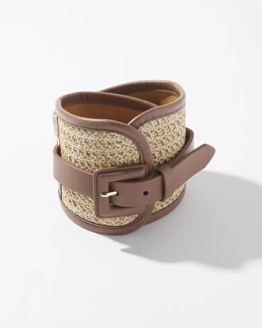 Raffia Wide Belt*White House Black Market Hot
