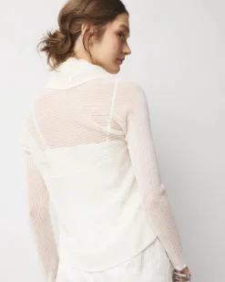 Ribbed Sweater Shrug*White House Black Market New