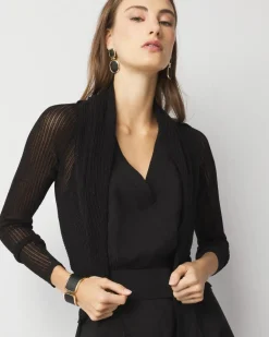 Ribbed Sweater Shrug*White House Black Market Clearance