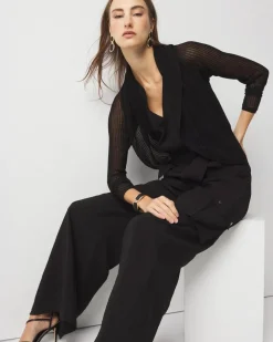 Ribbed Sweater Shrug*White House Black Market Clearance