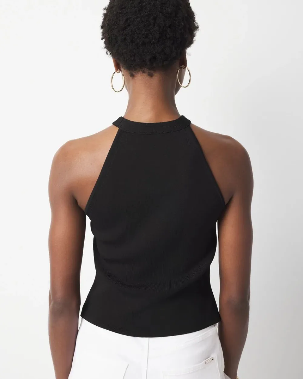 Ring Halter Sweater Top*White House Black Market Discount