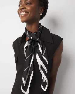 Rope Print Square Scarf*White House Black Market Hot