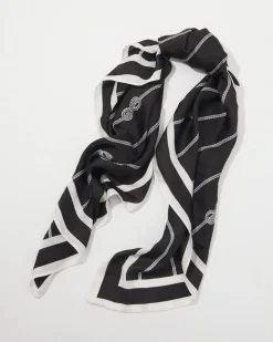 Rope Print Square Scarf*White House Black Market Hot