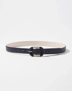 Round Buckle Narrow Belt*White House Black Market Clearance