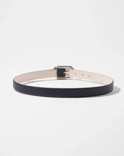 Round Buckle Narrow Belt*White House Black Market Clearance