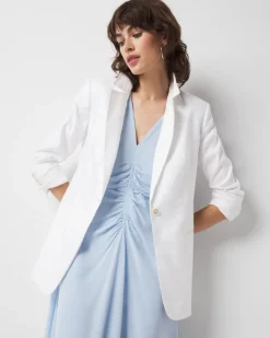 Ruched Midi Dress*White House Black Market Clearance