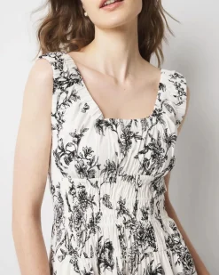 Ruched Tank Midi Dress*White House Black Market New