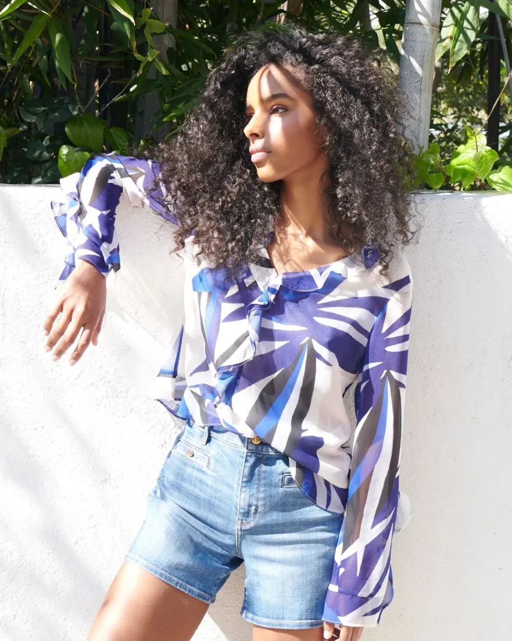 Ruffle Blouse*White House Black Market Outlet