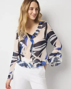 Ruffle Blouse*White House Black Market Outlet